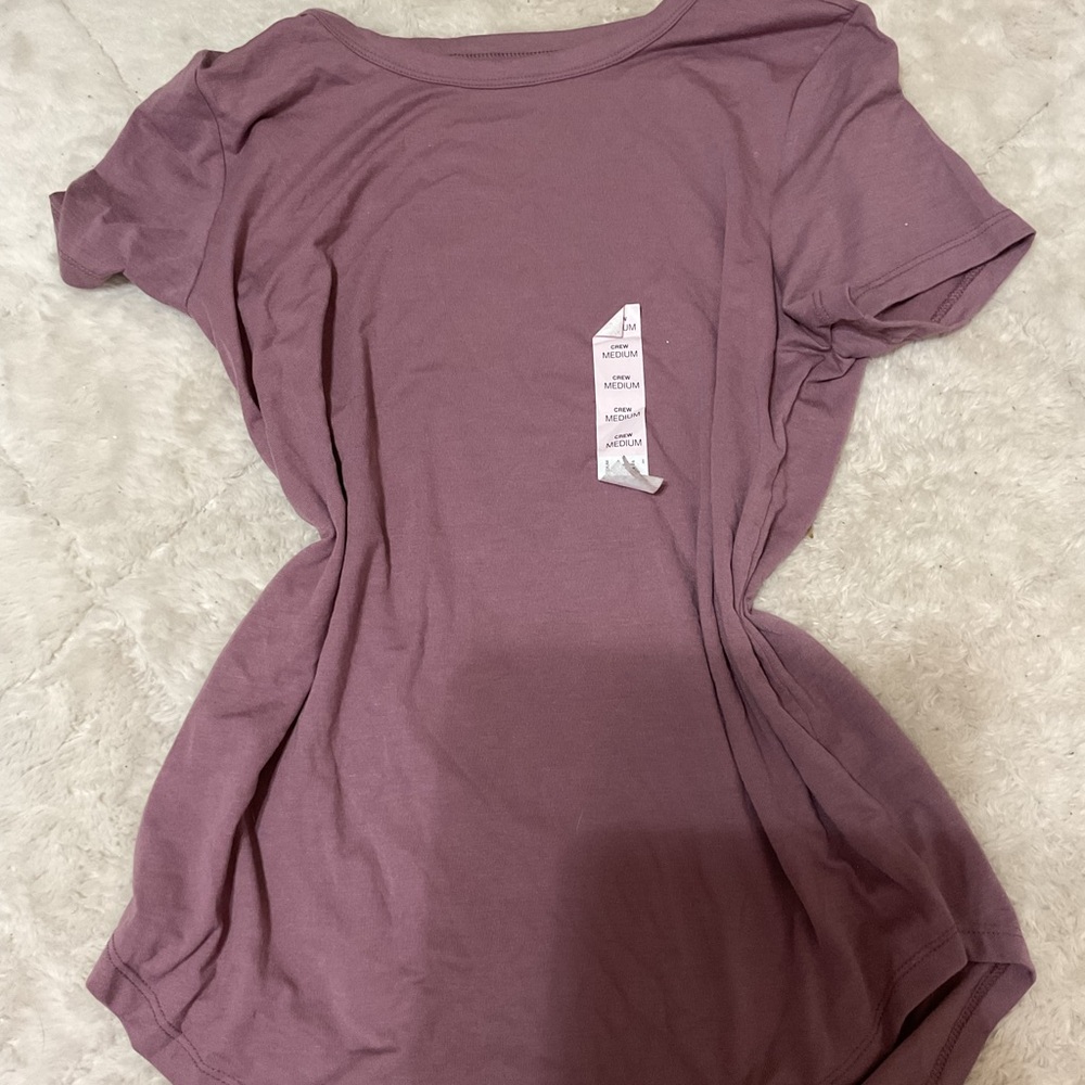 Purple Short Sleeve Top